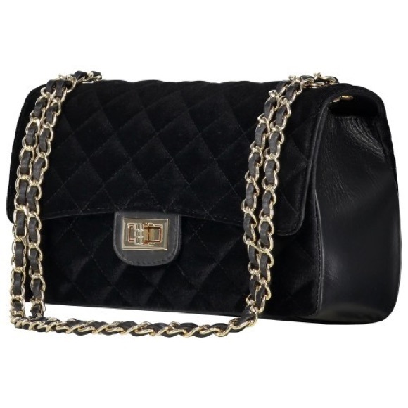 Velvet Bag Black Gold - Picture 2 of 5